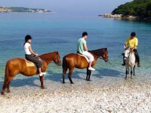 around arillas | horse riding